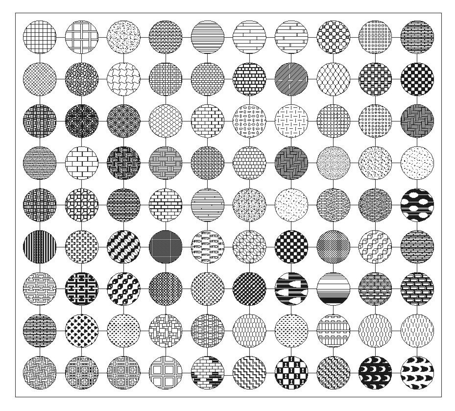 expanded metal hatch pattern autocad